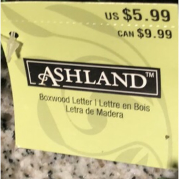 NWT Ashland Boxwood Letters And Grapevine Ribbon Decoration Lot - Picture 7 of 14